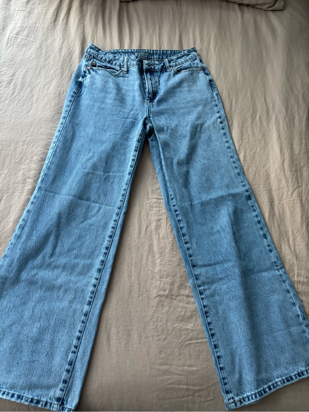 Classic Light Blue Women's Flared Jeans